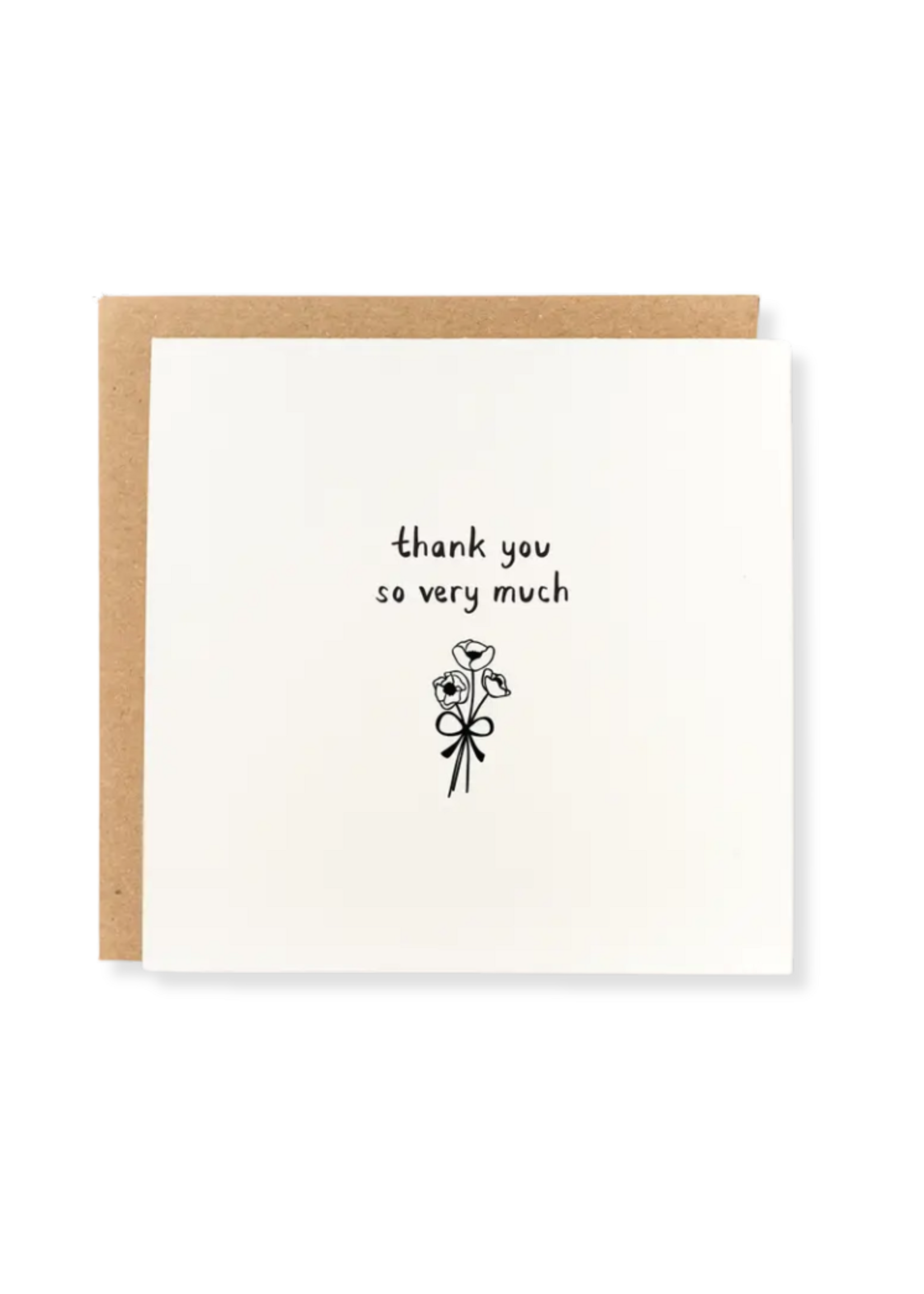 Kwohtations Thank You Card - Tiny Bouquet