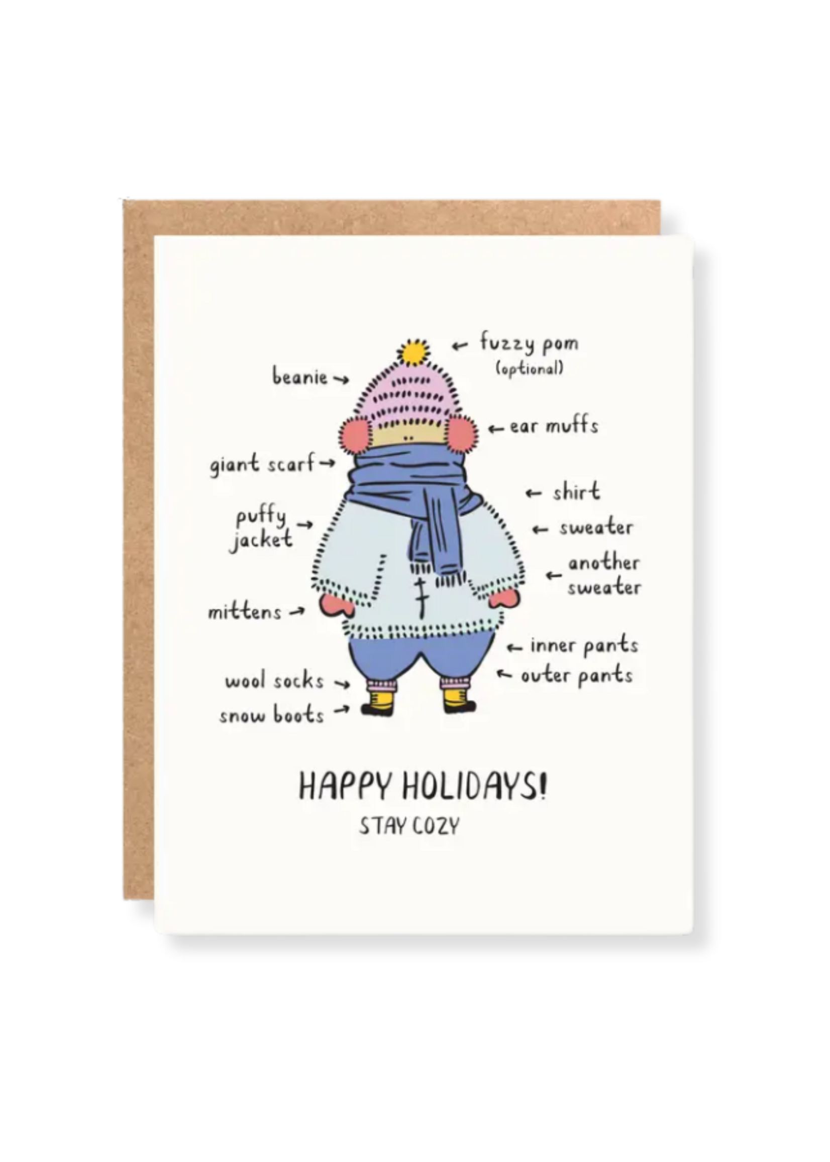 Kwohtations Holiday Card - Stay Cozy