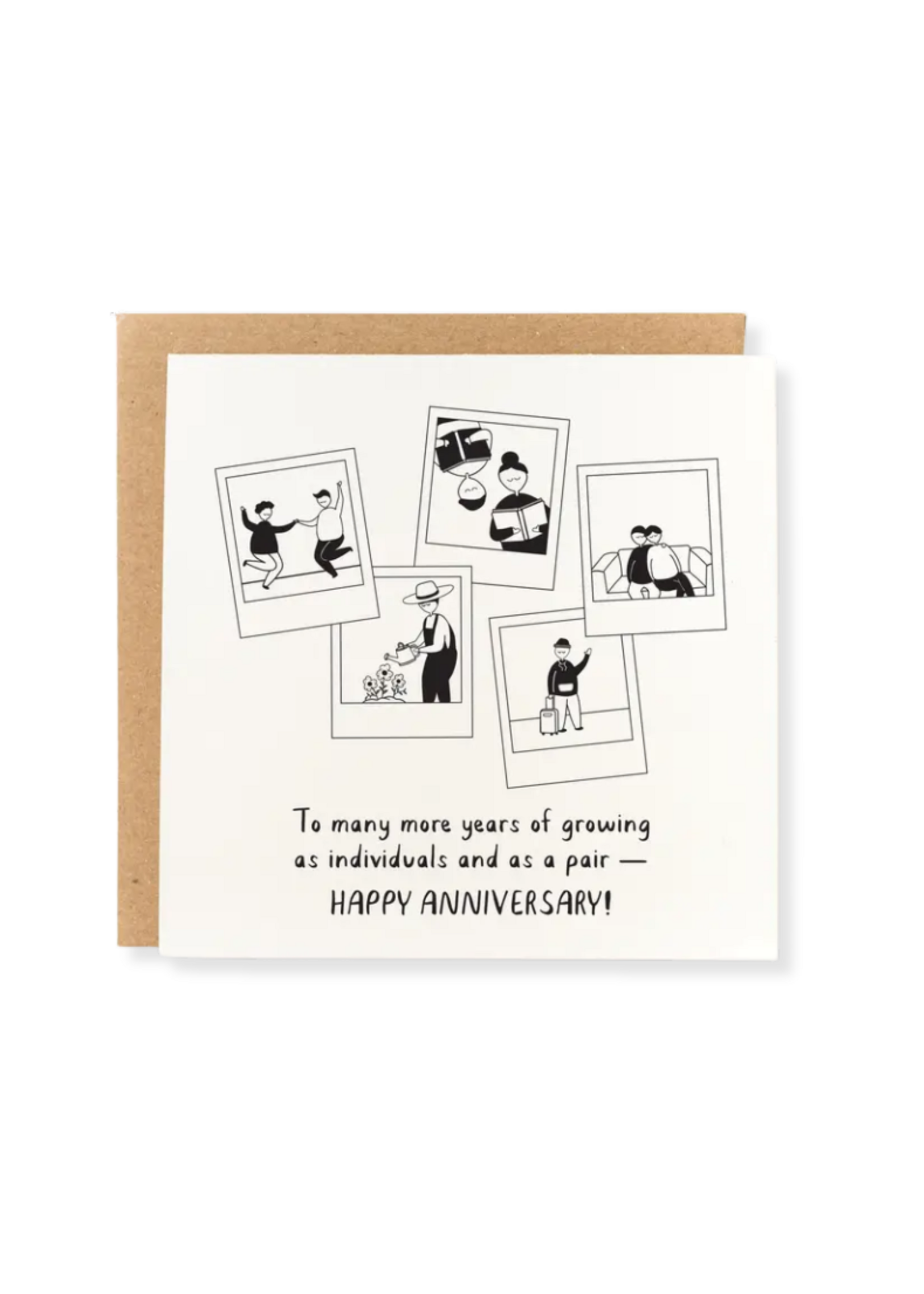 Kwohtations Anniversary Card - Polaroids