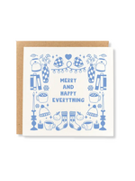Kwohtations Holiday Card - Merry Happy Everything