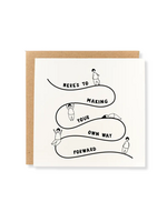 Kwohtations Encouragement Card - Making Your Own Way