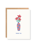 Kwohtations Thank You Card - Colorful Flower Bouquet