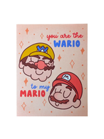 Sadsquatch Love Card - You Are The Wario To My Mario