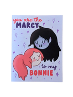 Sadsquatch Love Card - You Are The Marcy To My Bonnie
