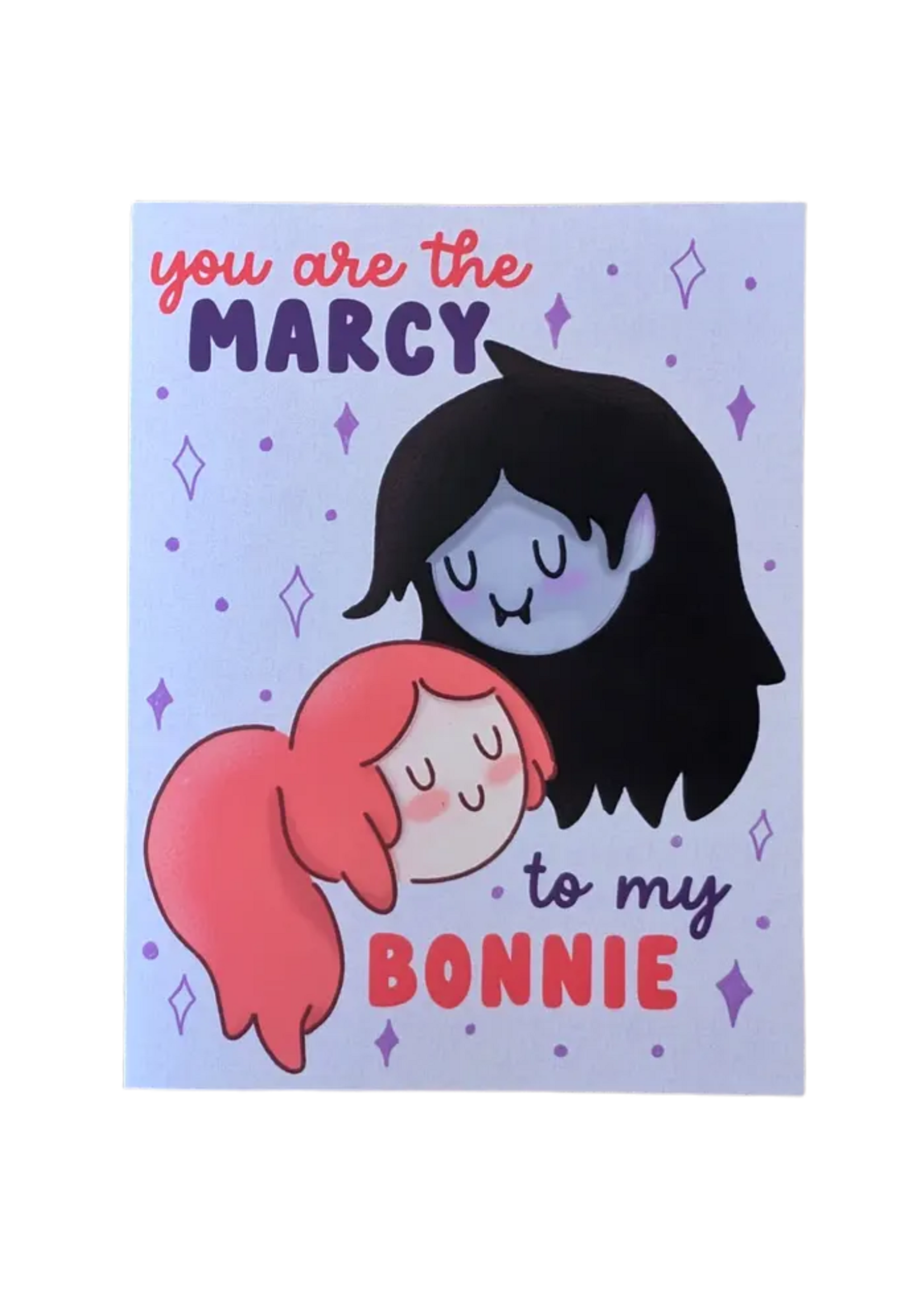 Sadsquatch Love Card - You Are The Marcy To My Bonnie