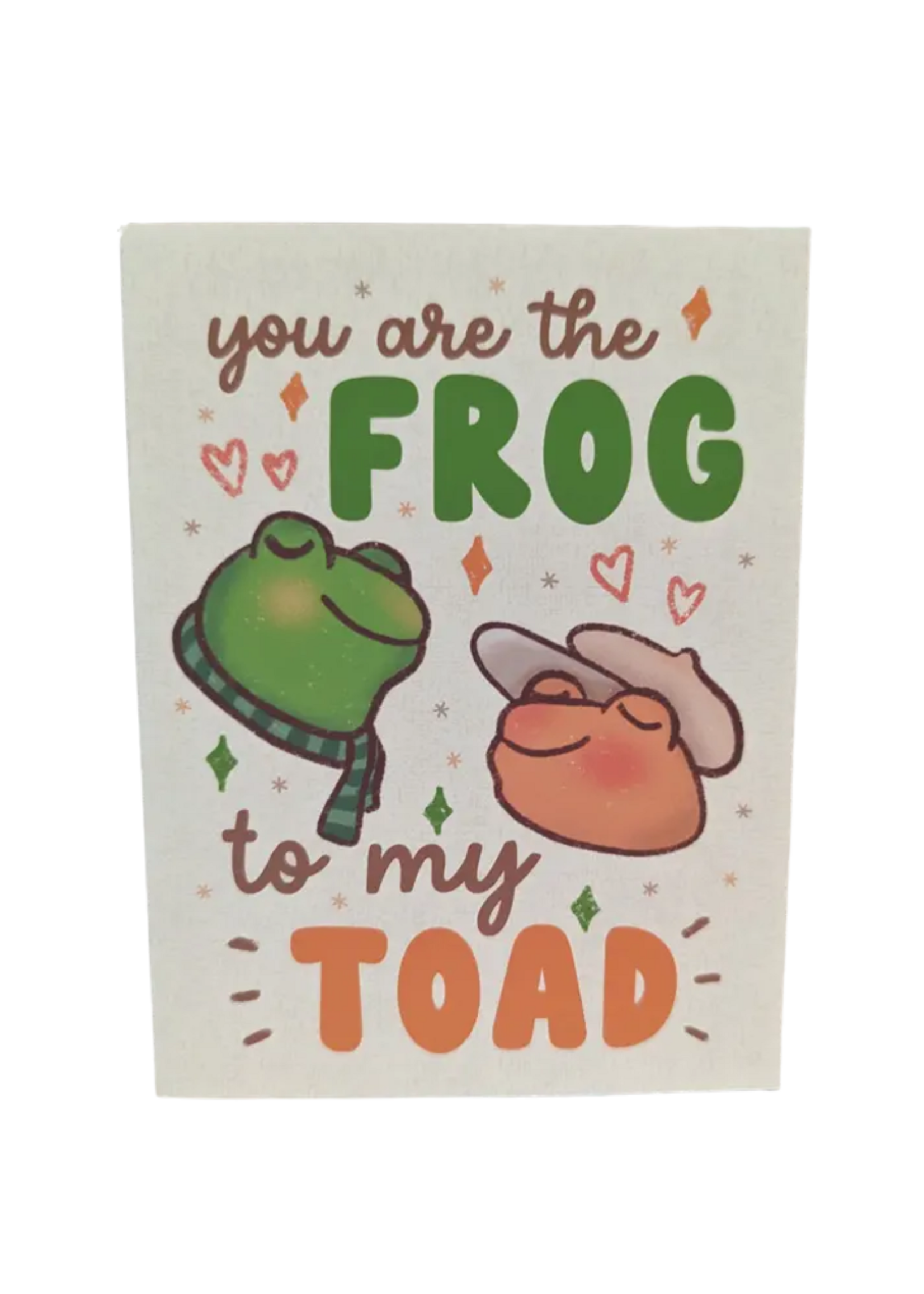 Sadsquatch Love Card - You Are The Frog To My Toad