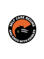 Mincing Mockingbird Self Care Begins And Ends With Edibles Sticker
