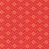 EH / Rhoda Ruth - Geometric Squares / Bright Red & Orange