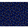 Robert Kaufman - Remix Mini Dots / Colors on Navy / 15237-11