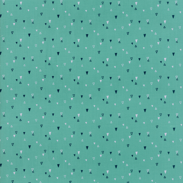  Moda Fabrics - Yucatan / Triangles / Green / 16717-19