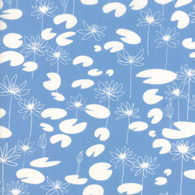  Moda Fabrics - Botanica / Lilly Pad / Light Blue / 11843-14