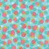 Moda Fabrics - Growing Beautiful / Strawberries / Aqua / 11832-17