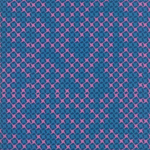  Moda Fabrics - Growing Beautiful / Check Grid / Blue / 11837-12
