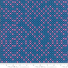 Moda Fabrics - Growing Beautiful / Check Grid / Blue / 11837-12