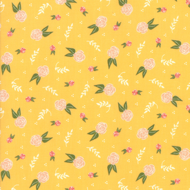  Moda Fabrics - Clover Hollow / Small Roses / Yellow / 37552-16