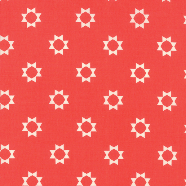  Moda Fabrics - Clover Hollow / Sun / Red / 37553-17