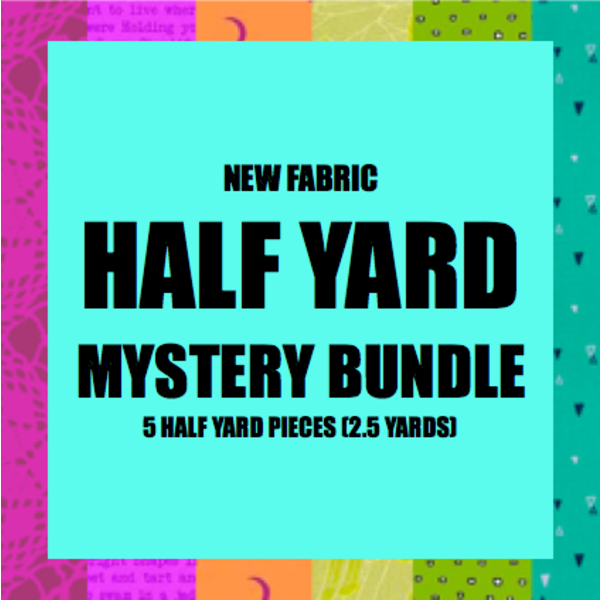  Mystery Bundle - 5 Half Yard Pieces / NEW FABRICS