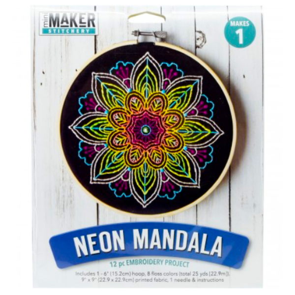  Embroidery Hoop Kit - Mandala