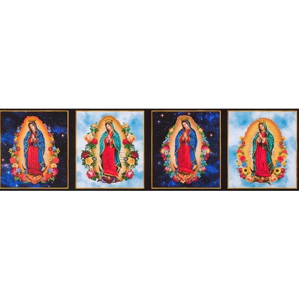  RK - PANEL - Inner Faith / SKY / Small Squares / Lady of Guadalupe / 17296-63 SKY