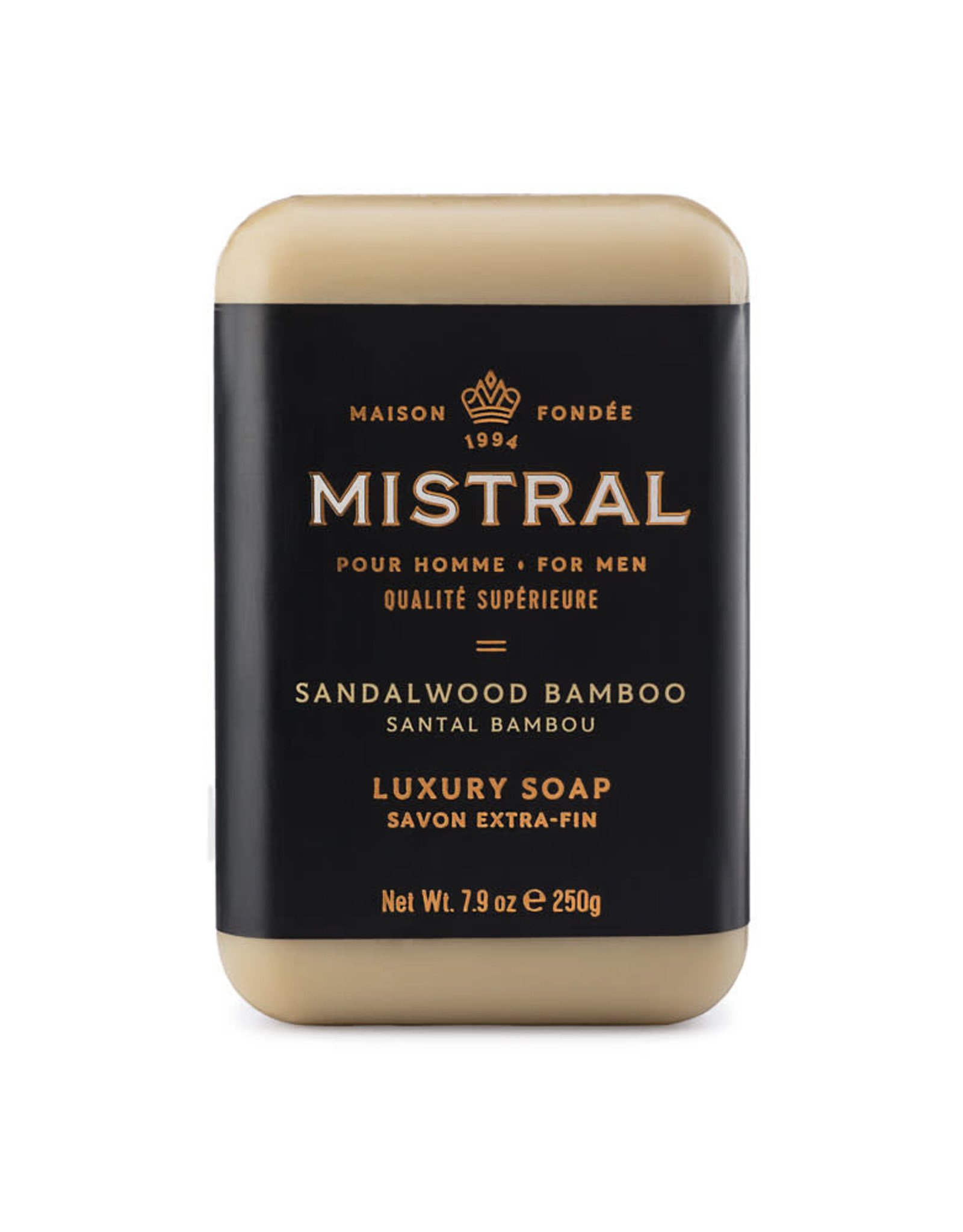 Sandalwood Bamboo - Mistral Men's Collection Soap 8.8 oz