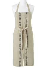 Charvet Editions Charvet Editions - Apron/Black Bon Appetit 33.5"x33"