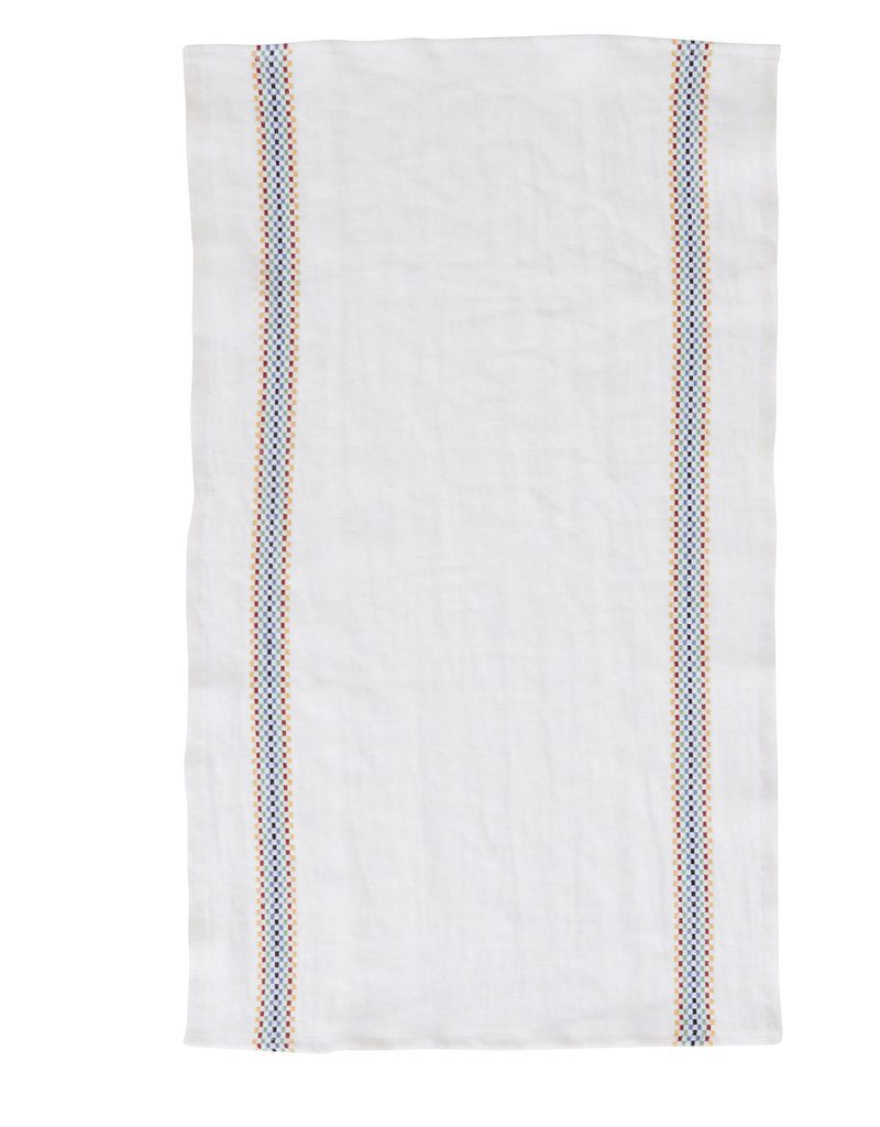 Charvet Editions Multicolor French Linen Bistro Kitchen Towel