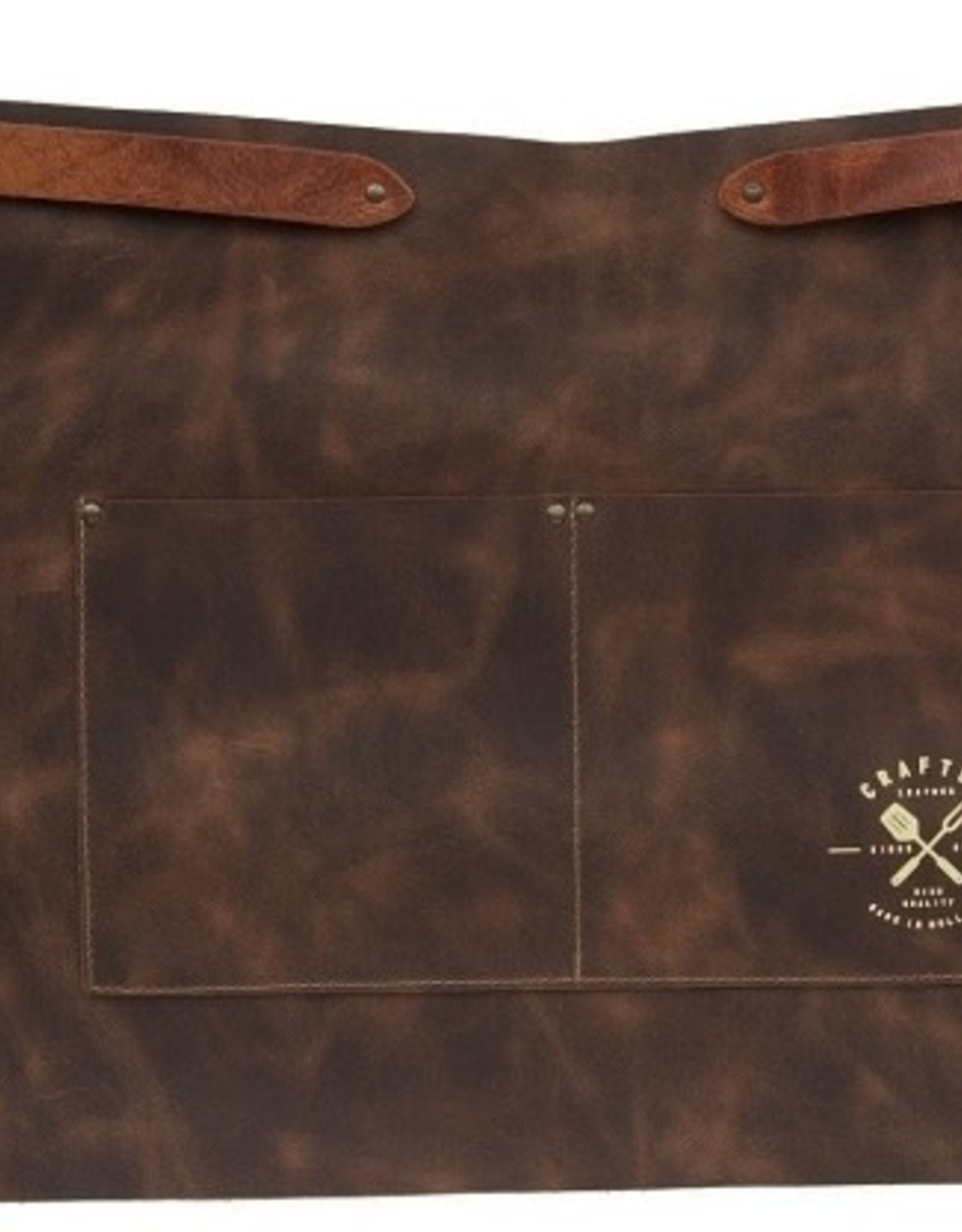 Cognac - Crafted Leather Vingtage Half Apron