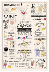 Verres et Aperos Dish Towel