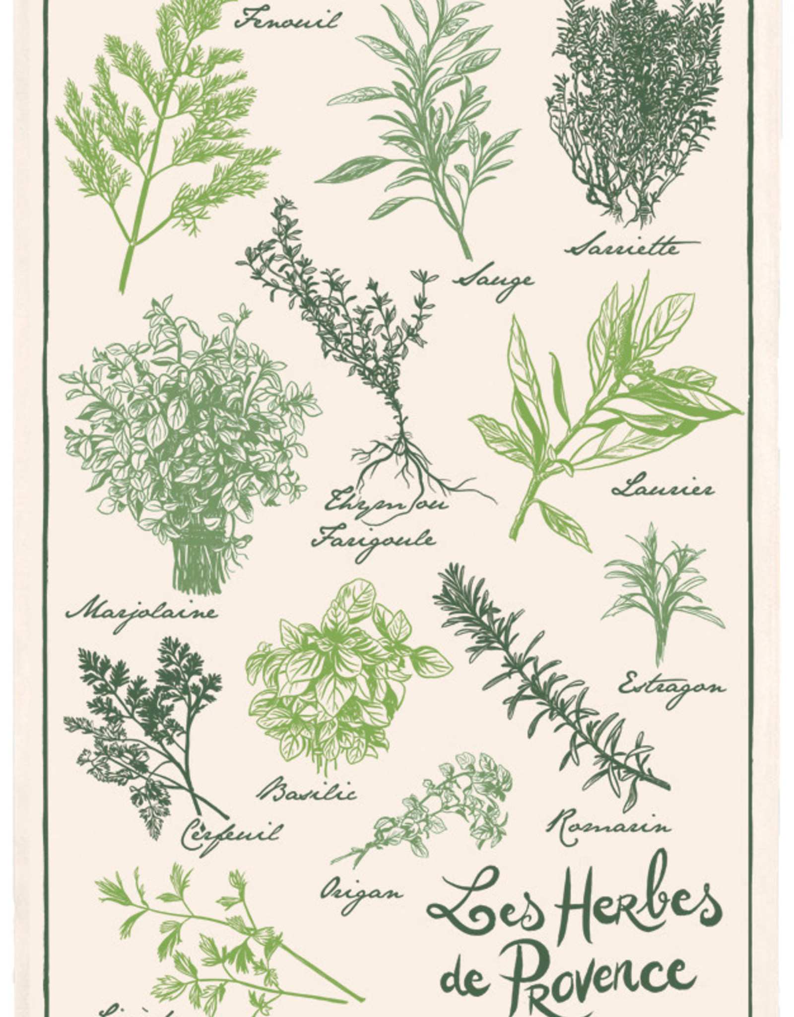 Herbes de Provence Dish Towel