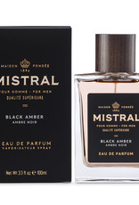 Black Amber Cologne 100 ml - Mistral Men's Collection