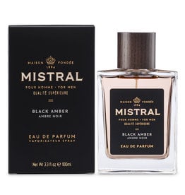 Black Amber Cologne 100 ml - Mistral Men's Collection