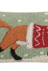 Christmas Fox Hook Pillow - 8" x 20"