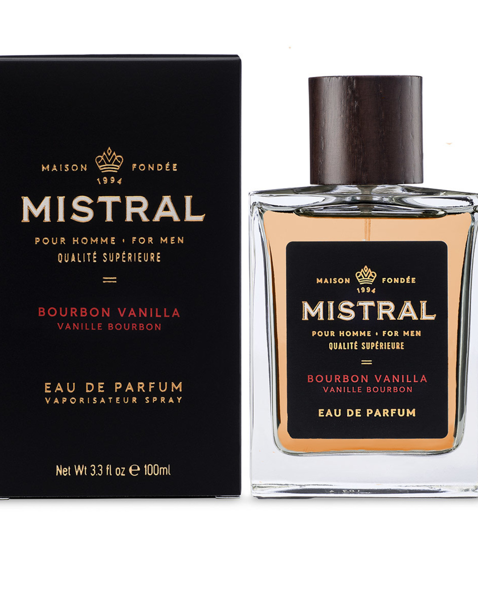 Bourbon Vanilla Cologne - Mistral Men's Collection 100 ml