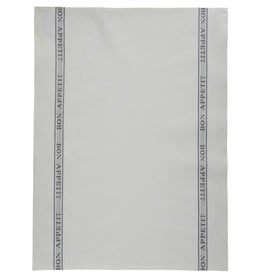 Charvet Editions Charvet Editions - Bistro/Tea Towel - Bon Appetit Gray Cotton