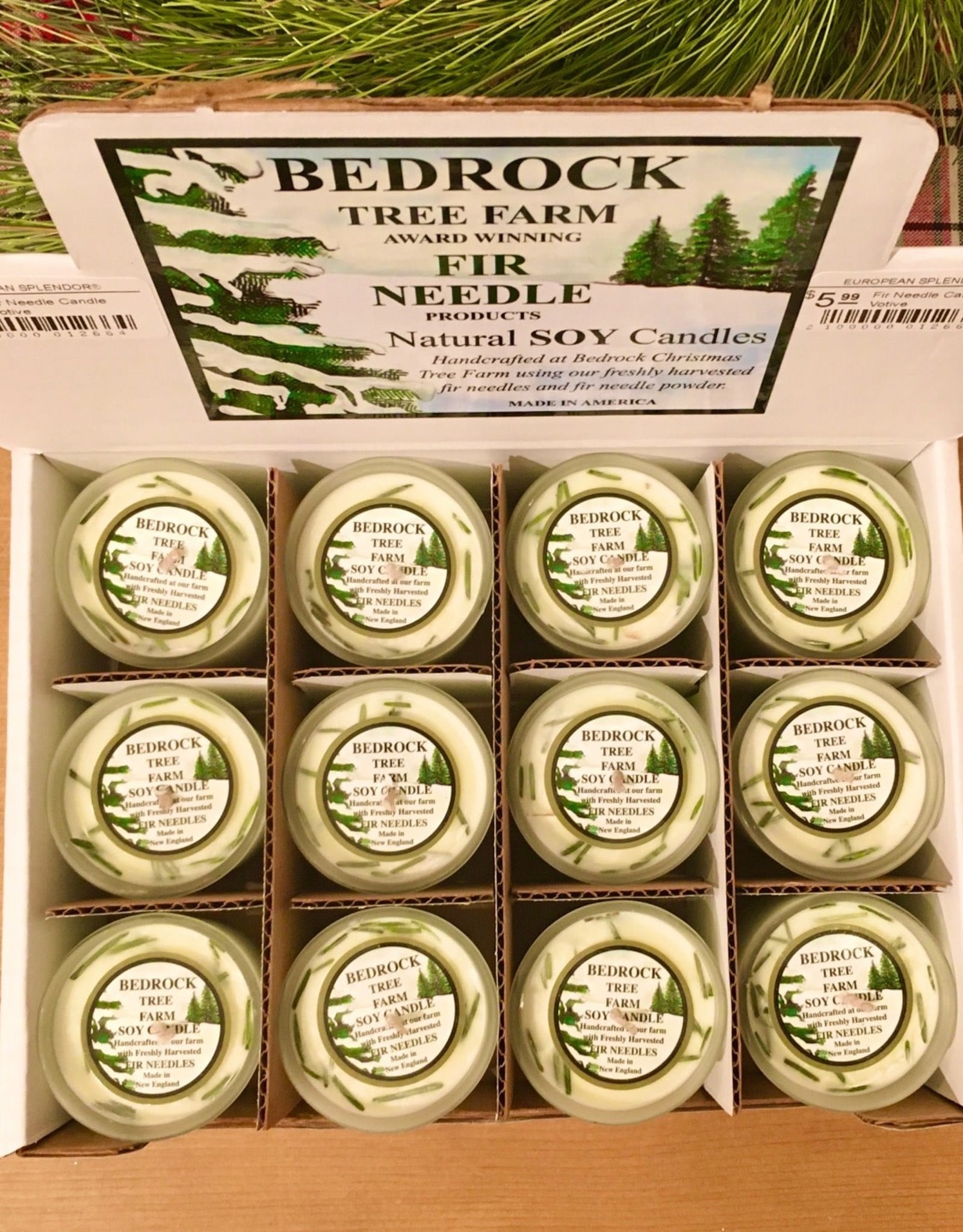 Fir Needle Soy Candle Votive - 2 oz
