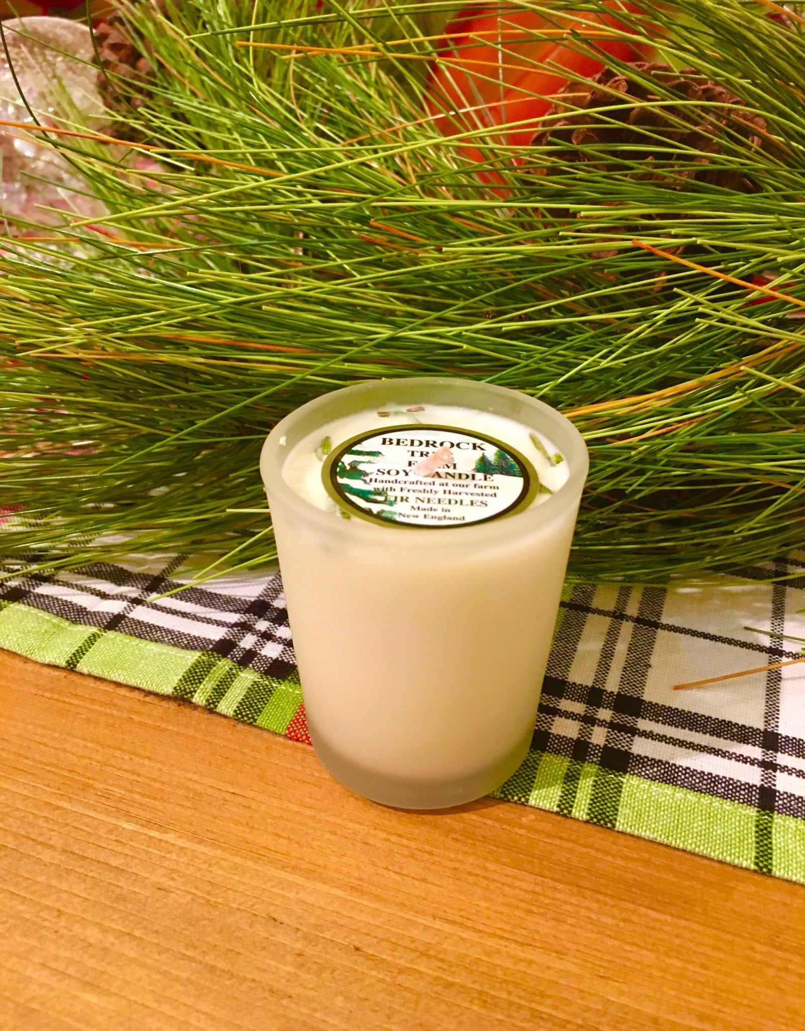 Fir Needle Soy Candle Votive - 2 oz