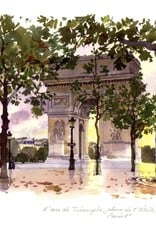 L'Arc de Triomphe Greeting Card - 6" x 6"