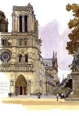 Notre-Dame de Paris Greeting Card - 6" x 6"