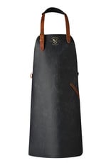 Black - Crafted Vintage Leather Apron