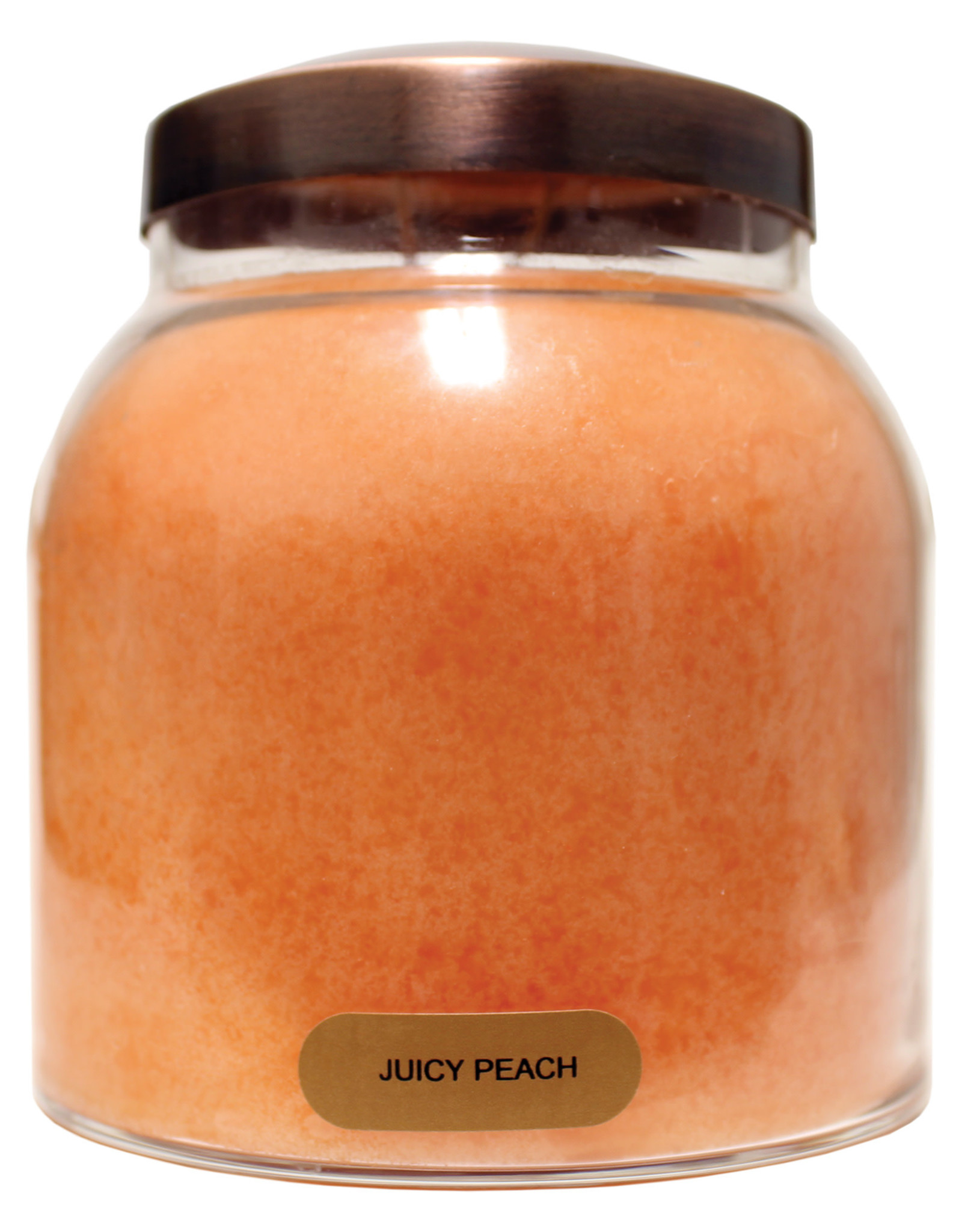 Keepers of the Light Candle - Juicy Peach - Papa 34 oz. - Copper Lid