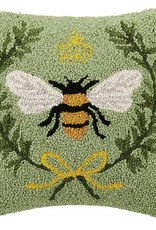 Queen Bee Hook Pillow - 14" x 14"