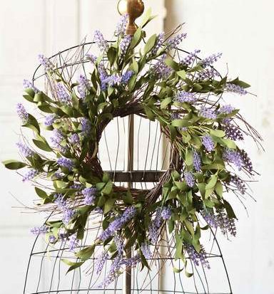 Alluring Lavender Wreath - 22 inches! Perfect For Your Home! - European Splendor®