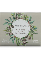 Mistral Classic French Soap Collection - Almond Milk (Exfoliating Bar)  7 oz