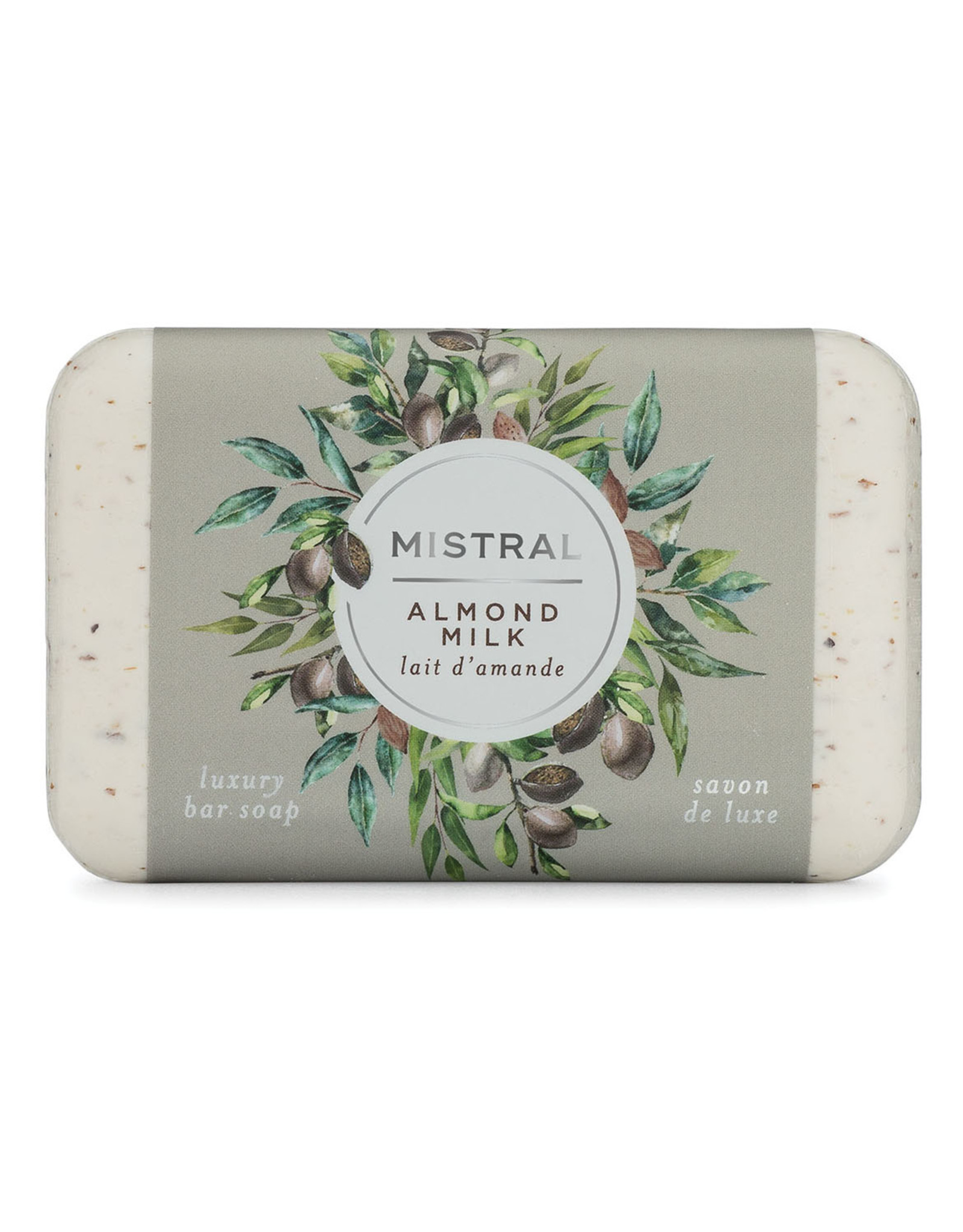 Mistral Classic French Soap Collection - Almond Milk (Exfoliating Bar)  7 oz