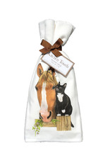 Horse & Cat Towel Set