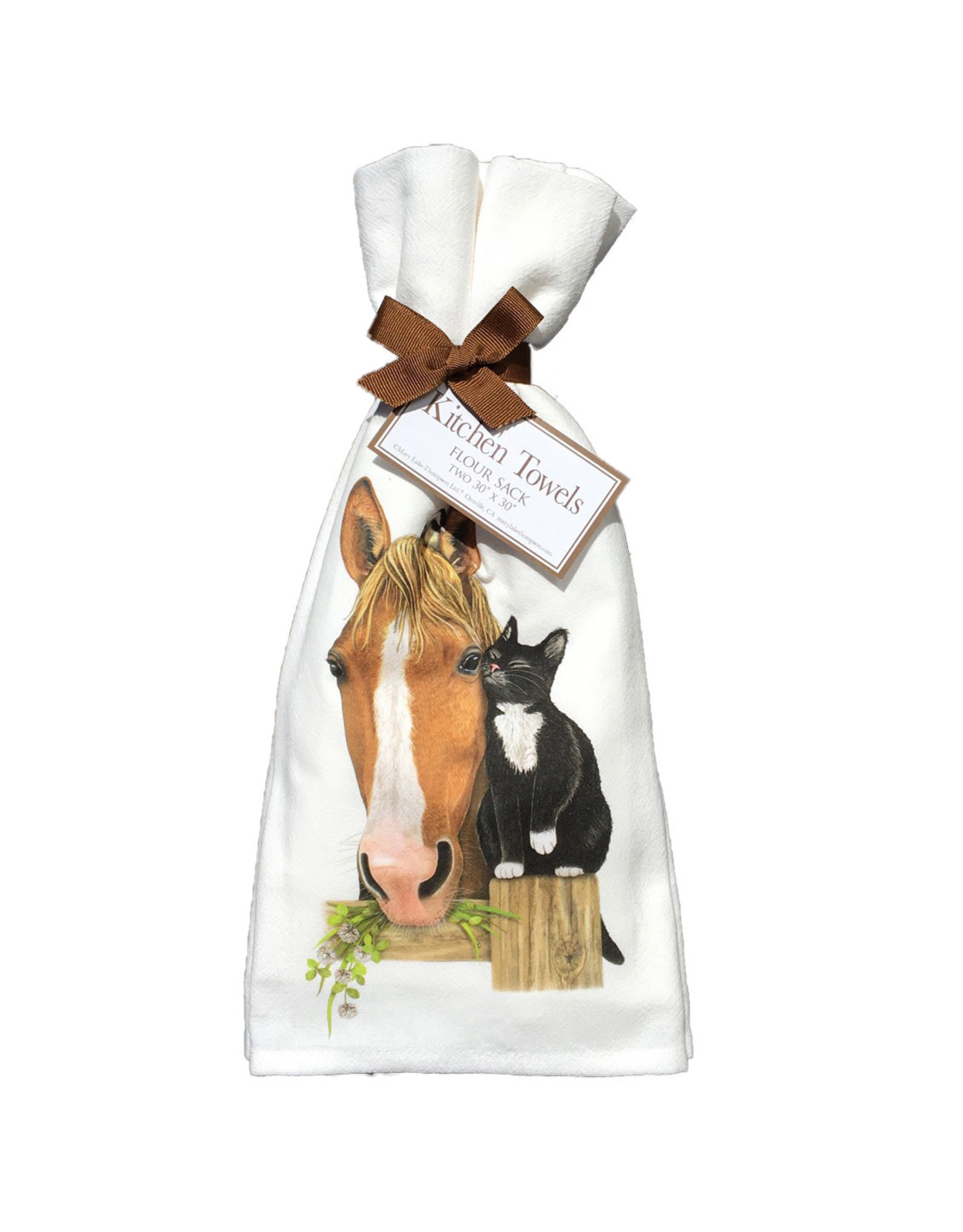 Horse & Cat Towel Set