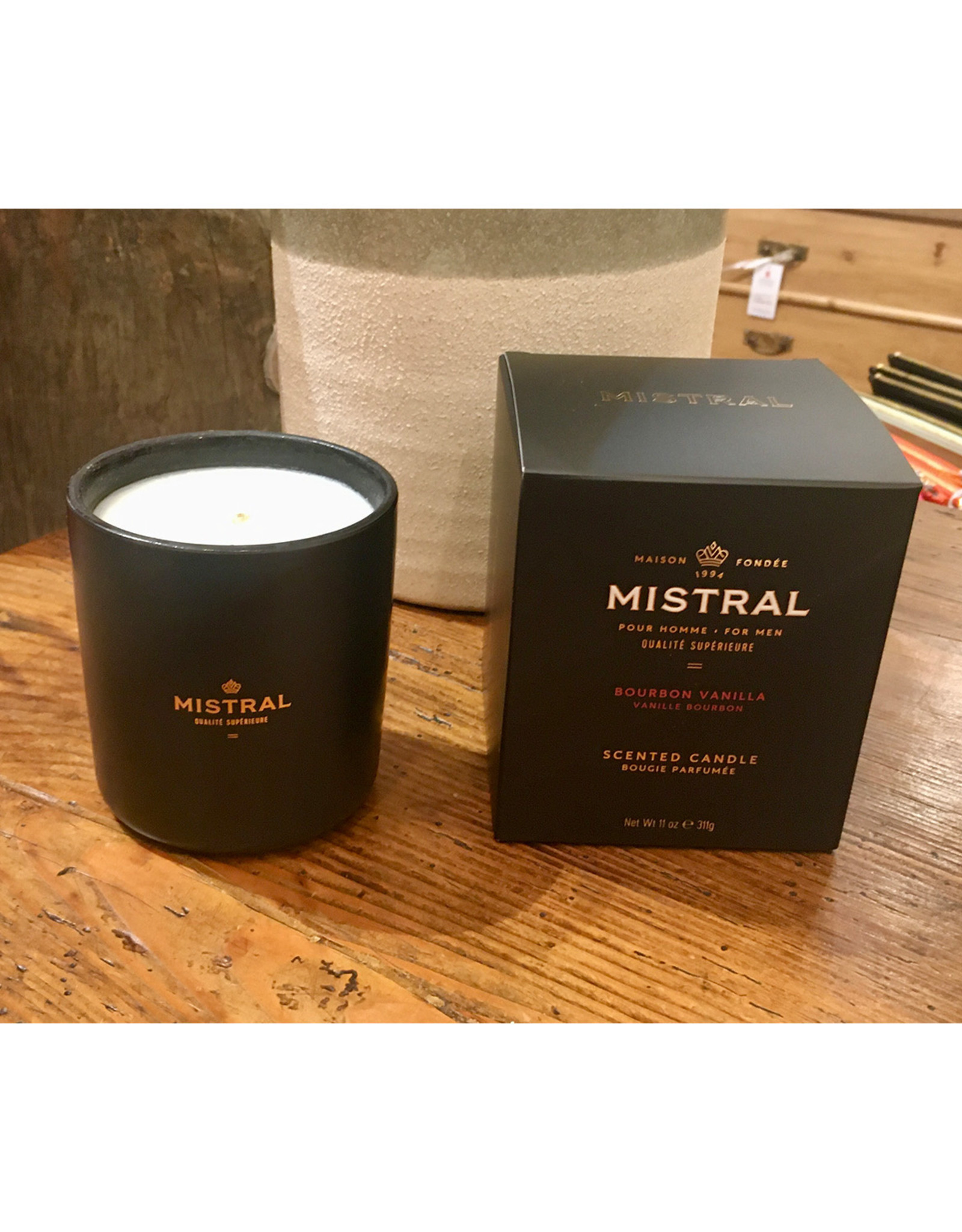 Bourbon Vanilla Candle - Mistral Men's Collection