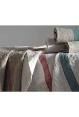 Charvet Editions Charvet Editions - Bistro Towel DouDou Natural/Rose - 18" x 30"
