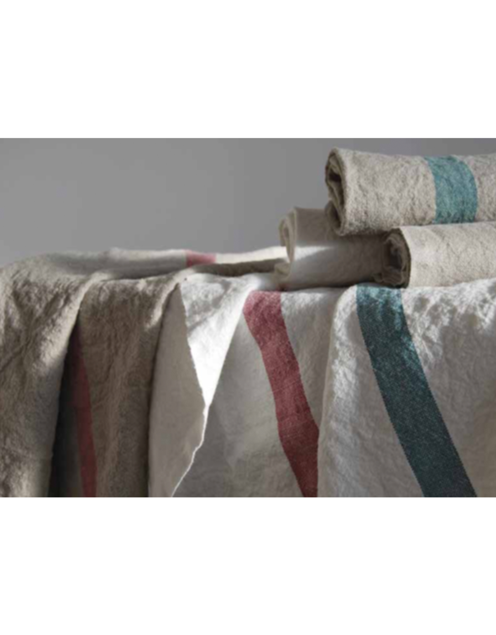 Charvet Editions Charvet Editions - Bistro Towel DouDou Natural/Rose - 18" x 30"