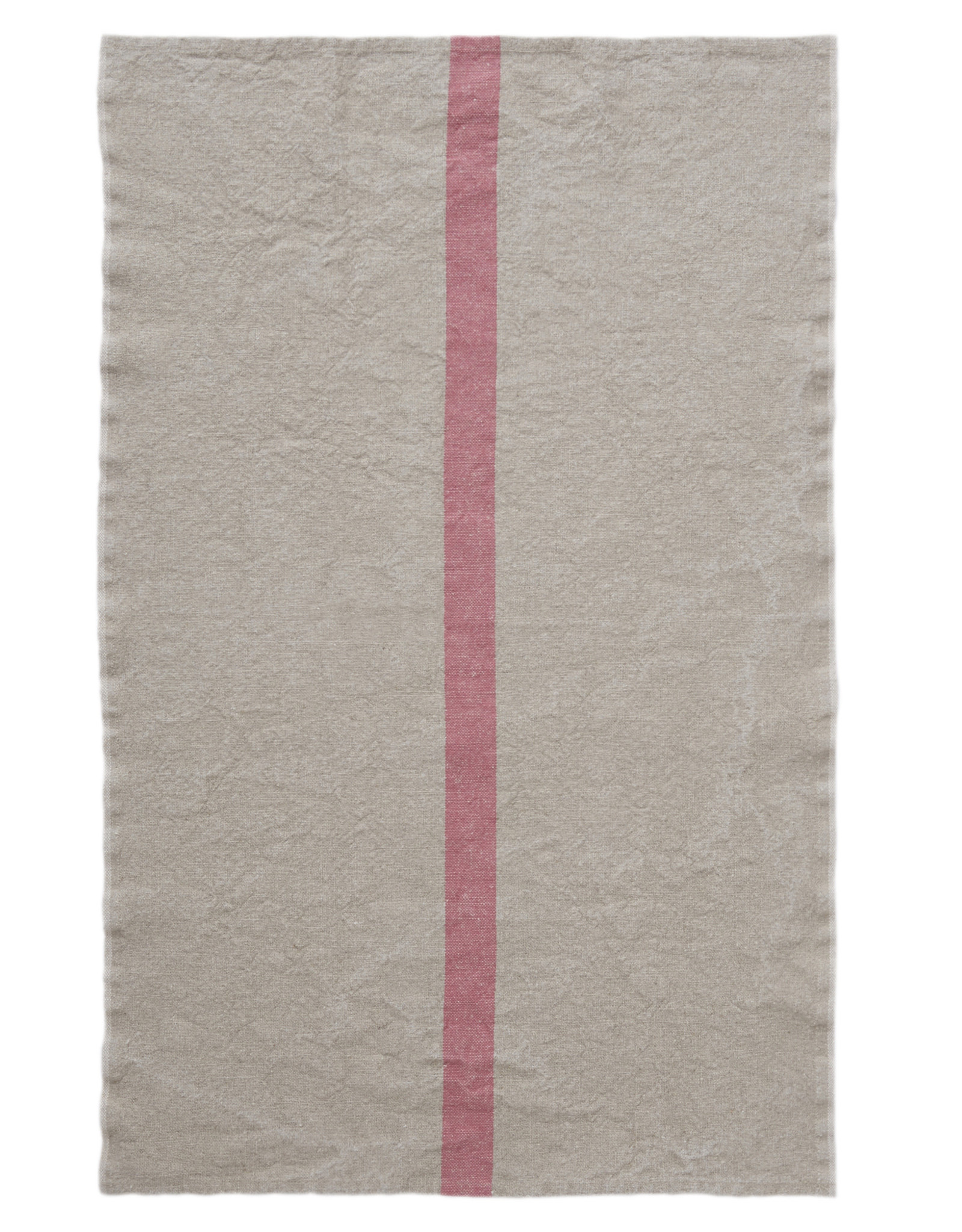 Charvet Editions Charvet Editions - Bistro Towel DouDou Natural/Rose - 18" x 30"